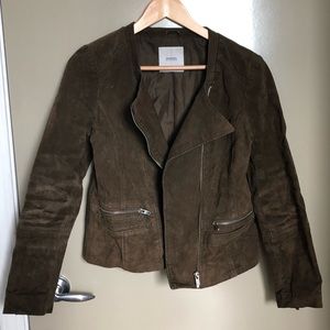MANGO genuine leather jacket, SZ S